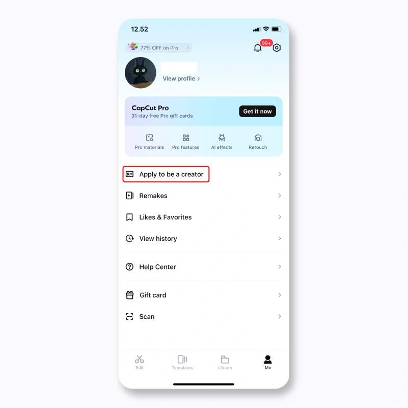 Cara Daftar Creator CapCut